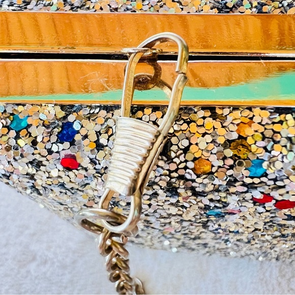 COCO BANANAS SPARKLE THROUGH THE NIGHT CONVERTIBLE CROSSBODY CHAIN STRAP - Picture 5 of 11